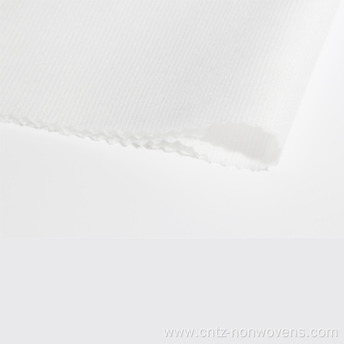 Adhesive elastic interlining for clothing